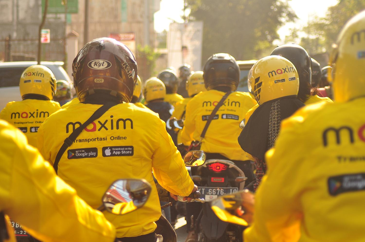 "Maxim" telah mulai beroperasi di Padang, Banda Aceh dan Palembang